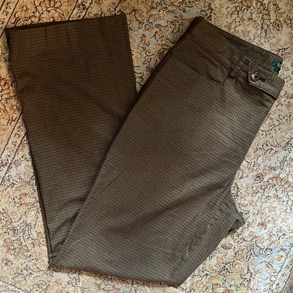 RALPH LAUREN Size 14 Plaid Cotton Stretch Academic Equestrian Preppy ADELLE NEW - Picture 2 of 16